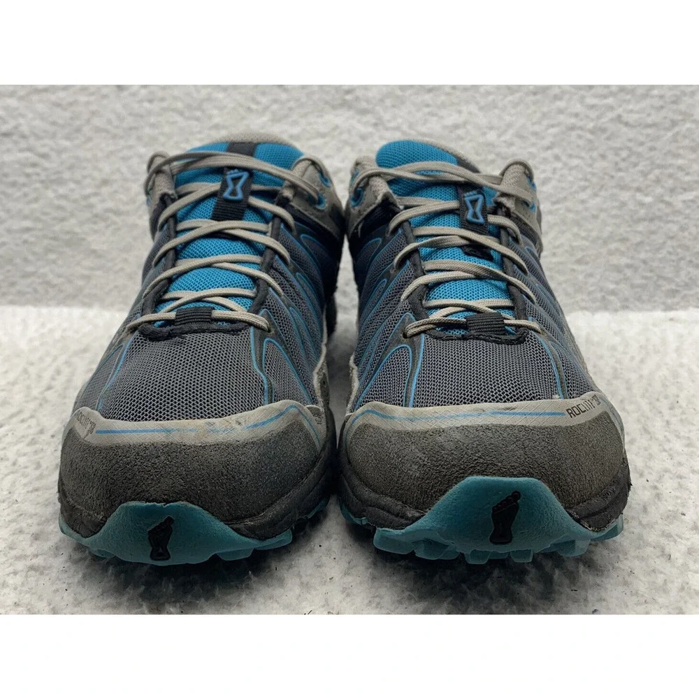 Inov-8 Cross Trainers Womens 8 Mens 6.5 Roclite 268 Trail Running Blue Gray‎